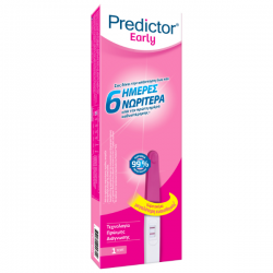 PREDICTOR Early 6 Days Τεστ Εγκυμοσύνης 1τμχ PREDICTOR Early 6 Days Τεστ Εγκυμοσύνης 1τμχ